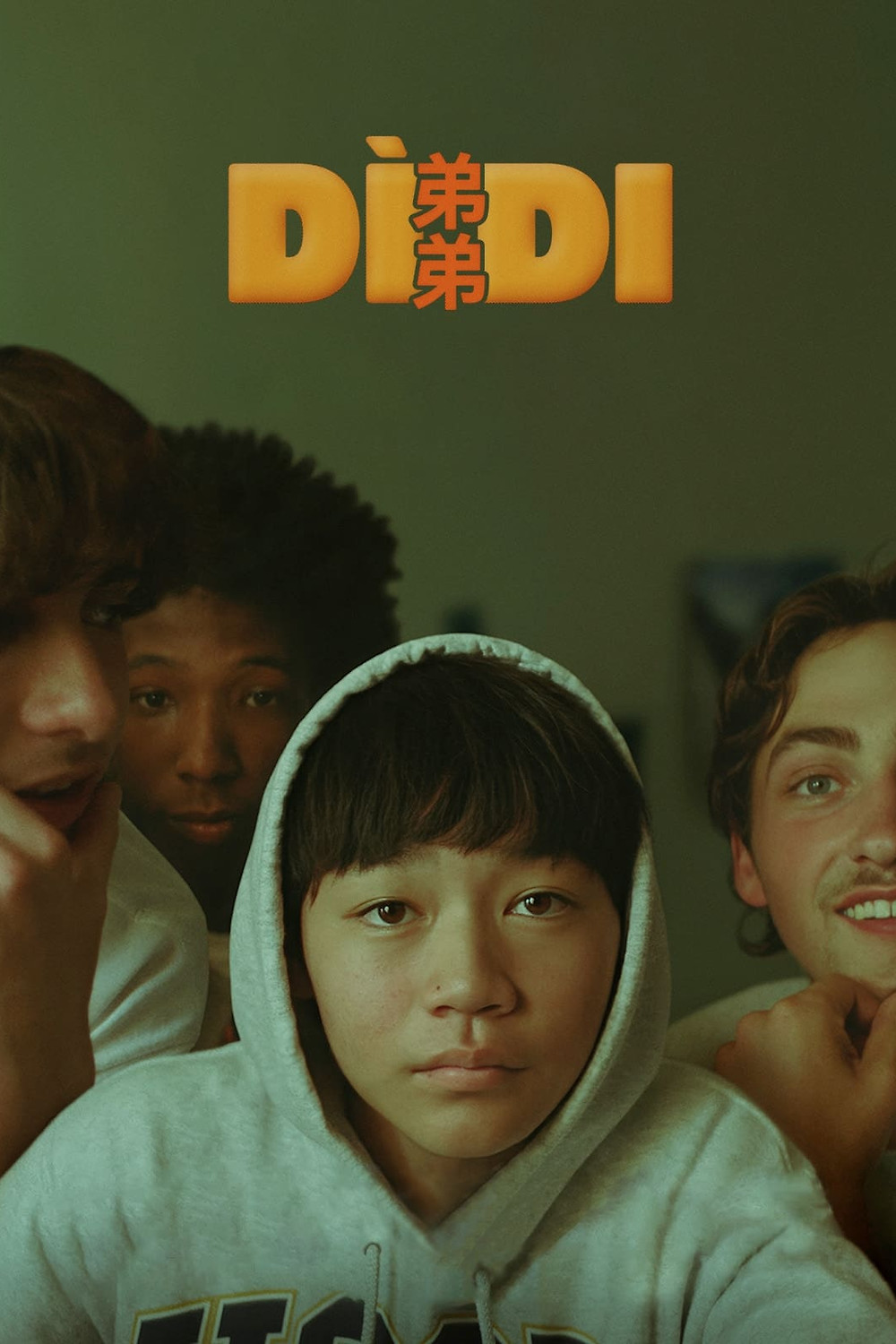 Movie poster of Dìdi, a 2024 coming-of-age film about a teenager in the early 2000s